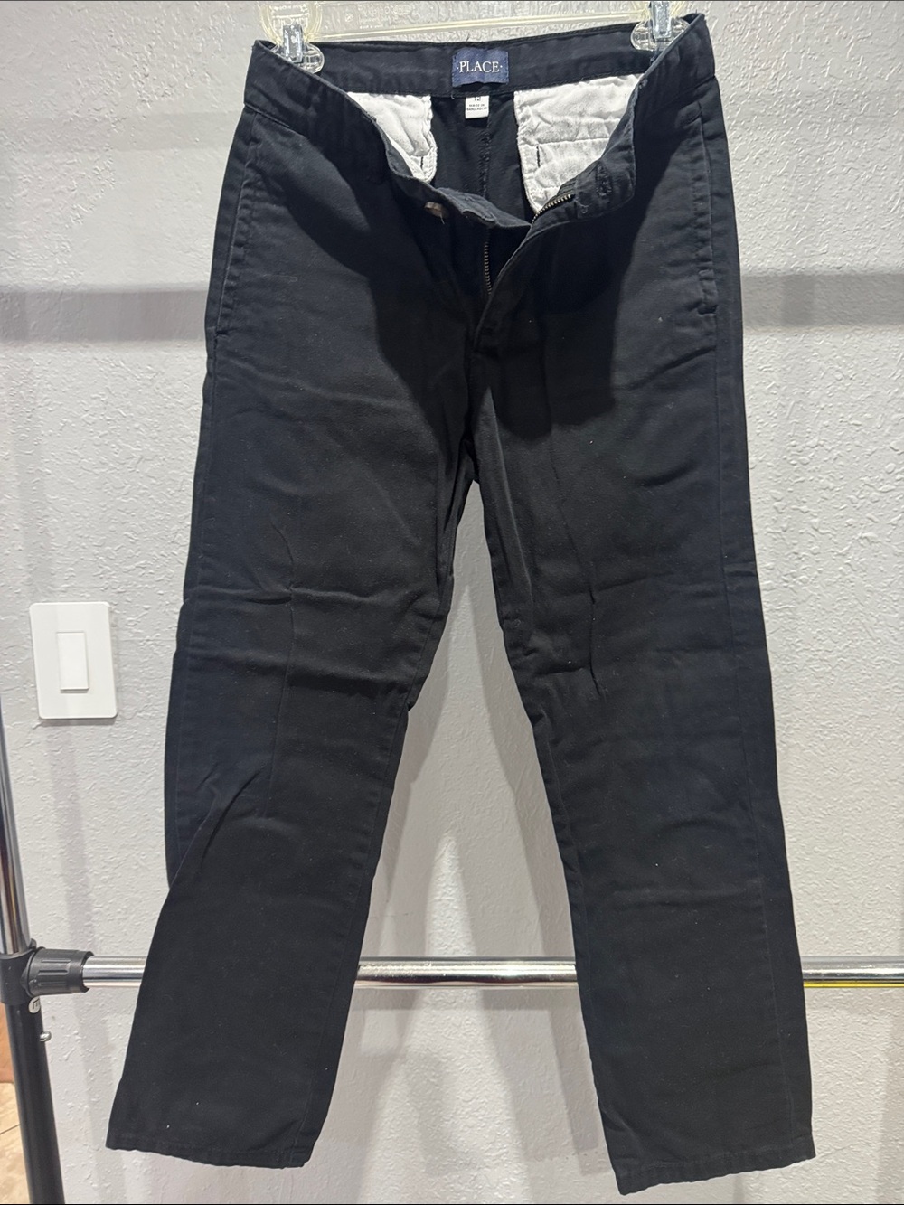 The Children's Place Black Straight Casual Pants